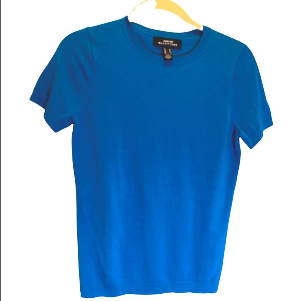 Lands end outfitters size‎ XS short sleeve sweater. acrylic and nylon.